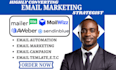 setup sendy sendinblue mailwizz email campaign aweber mailerlite automation va