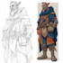 draw a fantasy character design and dnd character art