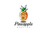 design professional pineapple logo fresh and vibrant