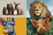 draw custom animal cartoon illustration