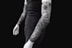 create sleeve tattoo design in geometric style