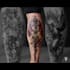 create a tattoo design for leg sleeve