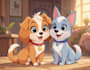 draw your pet in cute disney cartoon style
