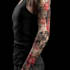 do premium trash polka design , sleeve tattoo