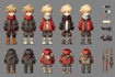 do 2d game character design and animation