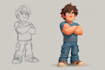 draw 2d games, characters and environments, fantasy