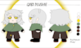 design custom plushie reference sheet stuffed animal character ych concept