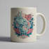 make a coffee mug design for merch