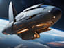 create spaceship concept art for you