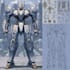 draw mecha robot character sheet design