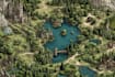 do medieval fantasy map, isometric vector map illustrations