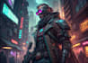 draw custom cyberpunk character art