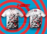 design any custom sportswear uniform texture with 3d,2d mockup