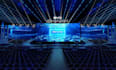 design high quality 3d event space, wedding venue, event center, stage design