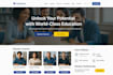 design educational website, education website, elearning website, ims website