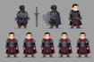 draw 2d game characters and game assets