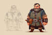 do game character art, 2d game character art