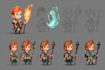 create simple 2d game characters