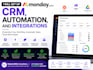 setup monday com crm automation integration