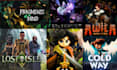 do steam capsule cover art game ui poster marketing logo banner character design