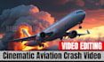 create realistic plane crash flight simulator video