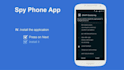 do active investigation find someone, get  access to partner device using spywar