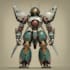draw mecha robot character sheet design