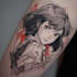 make anime tattoo design
