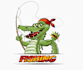 design awesome professional crocodile mascot logo