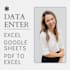 data entry, copy paste, excel data entry, pdf to excel