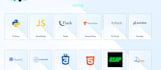 develop custom flask app to build website and API