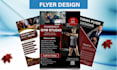 design modern clean and minimalist corporate business flyer