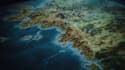 create event, tourist, and fantasy map illustration