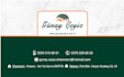 modern double sided business card