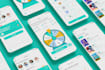 design an event management app and ticketing dashboard UI