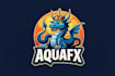 design hydra dragon mascot logo with express delivery