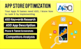 do aso of apps and games with keywords titles and description
