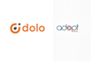 do text based minimalist word mark and letter mark logo