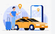 provide customer service of taxi company