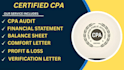 sign US audit CPA, review financial statement, audit financial CPA, CPA letter
