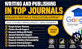 write and publish research article in google scholar jounal increase citations