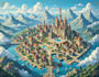 create city, event, tourist, and fantasy map illustration