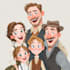 draw cute disney cartoon portrait