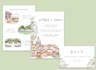 design wedding, birthday or party invitation card