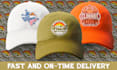 design vintage hat patch, round sticker, badge, or retro logo