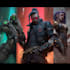 design cyberpunk and fantasy character splash art