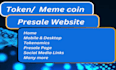 develop erc20 bep20 token smart contract and professional token website
