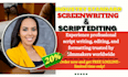 script editing movie script writing screenwriting screenplay TV series synopsis