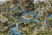 do  fantasy map illustration, dnd map, tolkien board