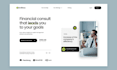 design a professional landing page, hero section, and web banner in figma